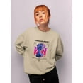 thumbnail image 2 of Modern Statue Blur Eyes Sweatshirt Women -Image by Shutterstock, Female 4X-Large, 2 of 4