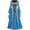 lightblue, variant on LNGOOR Womens Medieval Dress Women‘s Vintage Celtic Medieval Floor Length Renaissance Gothic Retro Costumes Hooded Maxi Dress Womens Clothes