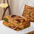 thumbnail image 5 of Erosebridal Retro Sun Mandala Zipper Full Size Comforter Sets with Fitted Sheet and 2 Pillowcases,Floral Zipper Bedding Set For Adults,Reversible,4pcs, 5 of 7