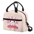 thumbnail image 3 of HUIACONG Insulated Lunch Bag with Cute Axolotl Print, Aluminum Film Material Reusable Insulated Lunch Tote for Outdoor Office and Students, 3 of 10