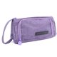 thumbnail image 2 of Estuche de lona para lápices de gran capacidad, multifuncional, impermeable, bonito estuche para lápices, color morado, 2 of 5