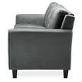 thumbnail image 5 of Bowery Hill Microfiber Sofa Couch in Dark Gray, 5 of 22
