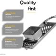 thumbnail image 3 of GOURMEX Stainless Steel Spaetzle Maker | Premium Grade High Quality Noodle Maker with Handle, 3 of 7