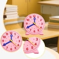 thumbnail image 6 of Teaching Clock Analog Learning Clocks Time Clock Built-in Stand for Boys Girls Kindergarten First Grade, 6 of 9
