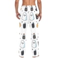 thumbnail image 4 of FORMRS Mens Pajama Pants with Pockets Sleepwear Lounge Bottoms Sizes S-2XL, Halloween Ghost, 4 of 7