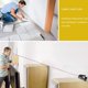 thumbnail image 3 of 4-in-1 Bubble Level with Cross Lines, 9-Inch Tape Measure, Multifunctional Ruler, Small Battery, 45° Vertical Horizontal, Self-Leveling Tool, 3 of 4