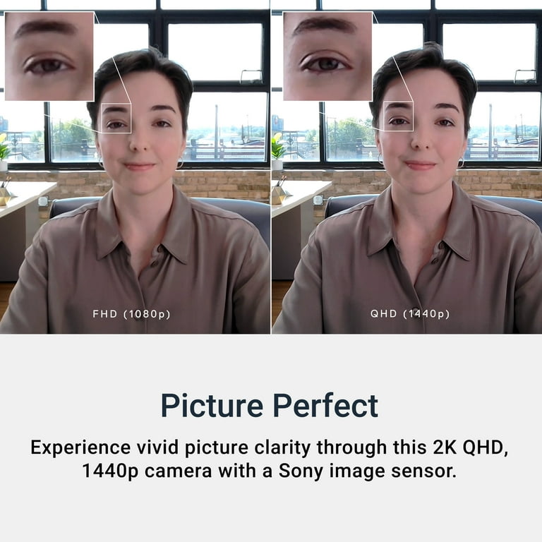 Dell Webcam WB3023-2K QHD/FHD/HD Resolution, Sony Sensor