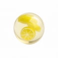thumbnail image 3 of Squishy Stress Ball with Lemon Design, 2.36 Inches, Yellow and Clear, for Relaxation, Squeeze Toy, 3 of 3