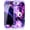 Purple Sky, variant on Casetego For iPhone SE(3rd Gen/2nd Gen) 2022/2020 Case Shiny in The Dark Three Layer Heavy Duty Shockproof Hard Plastic Bumper +Soft Silicone Rubber Protective Cover,Blue Starry Sky