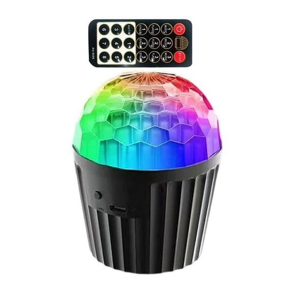 Automatic Rotating LED Light Small Design 360 Colorful Projection Disco Light Bulb 5W Suitable for Themed Party Decors