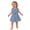 Light Blue, variant on Ruyang Sporty Denim Skirts for Toddler Girls Pleated Button Polo Tank Cowboy Dresses and Belt Summer Cotton Solid Casual Jean Skirts