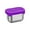 A#Purple, variant on Zmeidao Stainless Steel Salad Dressing Containers with Lids, Reusable Sauce Containers for Lunch Box, Travel, Picnics & Kitchen Storage