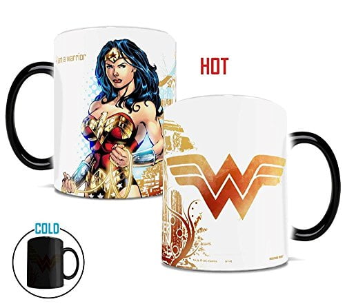 Ceramic Mug Wonder Woman Morphing Mug DC Comics Justice League Black