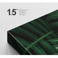 thumbnail image 4 of PixonSign Canvas Print Wall Art Dark Green Jungle Leaf Nature Wilderness Photography Realism Contemporary Closeup Relax/Calm Multicolor Ultra for Living Room, Bedroom, Office - 16x24, 4 of 5