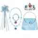 thumbnail image 2 of Accesorios Disney Frozen Elsa Anna, guantes, varita, corona, conjunto de joyería, peluca Ariel trenzada para vestido de princesa, ropa, accesorios de Cosplay, 2 of 5