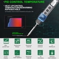 thumbnail image 2 of Soldador inteligente Scienceny PTS201 100W con control de temperatura PID, 2 of 6