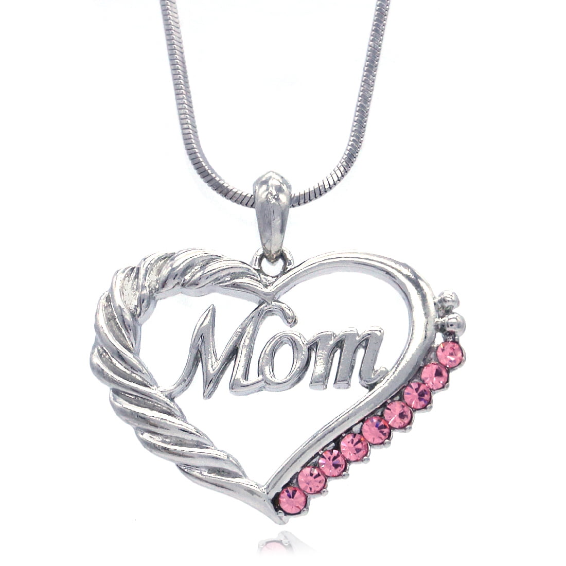 Mom #1 Pendant 18k Gold Plated with 20 inch Chain Mom Necklace Mothers Day 