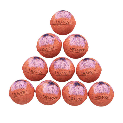 Sweet Watermelon Luxury Bath Bombs -Set of 10 - Extra Large - 4.5oz