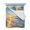 blue, variant on Summer Beach Queen Size Down Alternative Comforter, Lightweight Comforter Quilt Bedding Set with Pillow Shams Sunset Ocean Coastal Nautical All Seasons Bed Comforter Duvet Insert 90"x96"