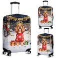 thumbnail image 2 of Happy New Year 2026 Cocker Spaniel Holiday Balloons Party Snow Travel Luggage Cover Cockers Dog Lover Gifts Suitcase Dust Protective Decor - 13018, 2 of 5