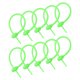 thumbnail image 1 of Reutilizables Cremallera Bridas, 6 Pulgadas Silicona Bridas Bolsa Clips, Multiuso Silicona Bridas, Cables Bridas, Pan Brida, Doméstico Retorcidas Bridas(Esmeralda Paquete de 30), 1 of 5