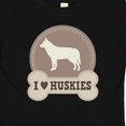 thumbnail image 4 of Inktastic Husky Dog I Love Huskies Boys or Girls Baby T-Shirt, 4 of 5