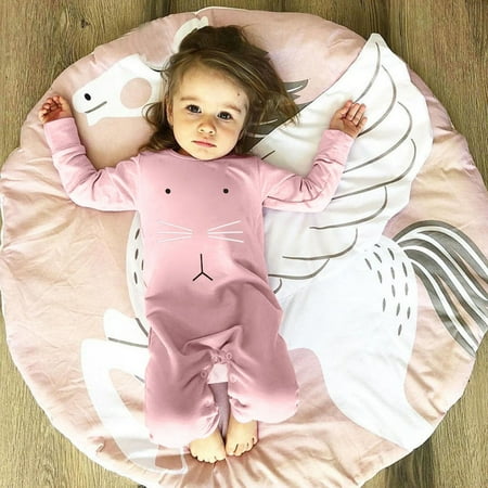 

BadyminCSL Newborn Infant Baby Girl Letter Princess Romper Jumpsuit Outfits Clothes