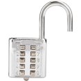 thumbnail image 4 of Combination Password Padlock, 10-digit Combination, Blind Button for Luggage, Gym Locker, Drawer, 4 of 7