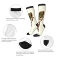 thumbnail image 3 of Fotbe Largemouth Bass Fish (3) print Women's Men's Novelty Crew Socks Cotton Socks Knee High Socks for Walking,Running,Nurses,Pregnancy, 3 of 6