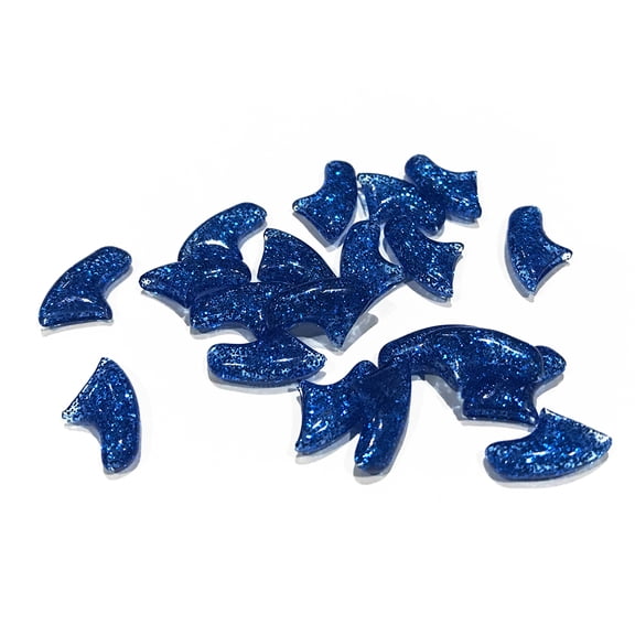 HDP Kitty or Doggy Nails Caps Size:Medium Color:Glitter Blue