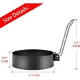 thumbnail image 3 of Paquete de 6 anillos para huevos, anillos redondos de acero inoxidable para cocinar huevos, moldes para hacer huevos para freír antiadherentes, 3 of 5