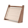 thumbnail image 4 of lionlar Rings Display Stand 9 Slots Jewelry Organizer for Necklaces Studs Woman Gift Beige, 4 of 9