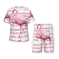 thumbnail image 1 of Balery Flamingo Conjunto de Pijama Infantil de Manga Corta con Estampado – Ropa de Dormir de Algodón Suave-Medium, 1 of 6