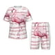 thumbnail image 1 of Fotbe Flamingo Pijama Estampada de 2 Piezas para Niños – Ropa de Dormir de Manga Corta Cómoda para Niños y Niñas, Camiseta y Shorts de Algodón-Medium, 1 of 6
