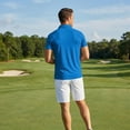thumbnail image 5 of Trgacdwlo Polo T Shirts for Men Lightweight Quick Dry Men Shirts Short Sleeve Summer Athletic Gym Active Mens Golf Polo Shirts Blue M, 5 of 9
