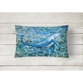 thumbnail image 2 of Humpback Whale Canvas Fabric Decorative Pillow, 2 of 3