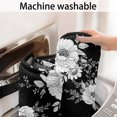 thumbnail image 5 of Pioneer Flower Floral Print Pattern Bathroom Rugs Mat, Non Slip Microfiber Bathroom Rug with Rubber Backing, Soft Mats for Bathroom Floor Tub Shower, 17"x47", 5 of 5