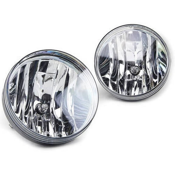 Fog Light For 07-14 GMC Sierra Clear Lens, Pair