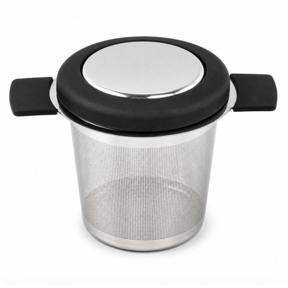 Stainless Steel Tea Infuser Strainer, Fine Mesh Loose Leaf Tea Steeper Basket with Double Handles, TIKA