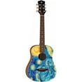 thumbnail image 3 of Luna Guitars Safari Starry Night Spruce Top Acoustic Guitar, Translucent Blue, 3 of 4