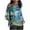Multicolor, variant on Women's Dragonfly Print Top Half Sleeve Loose Fit Casual Summer Shirt with Bohemian Nature Pattern Lightweight Breathable Daily Wear Multicolor Womens Tops