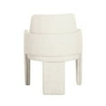 thumbnail image 4 of Benjara 24 Inch Dining Chair, Windsor Back, 3 Panel Legs, Soft Beige Linen Fabric, 4 of 5