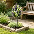 thumbnail image 6 of Artificial Floral Bush With Ground Insert, Faux Botanical For Outdoor Garden Patio Porch Yard Ornament, Uv Sturdy Maintenance-Free Floral Focus, 6 of 7