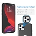thumbnail image 5 of iPhone 11 Case, Sturdy Case for iPhone XI Pro, iPhone 11 Screen Protector, Njjex Ultra-Thin Hard Plastic Full Protective Cover with Tempered Glass Screen Protector Case Cover -Black, 5 of 8