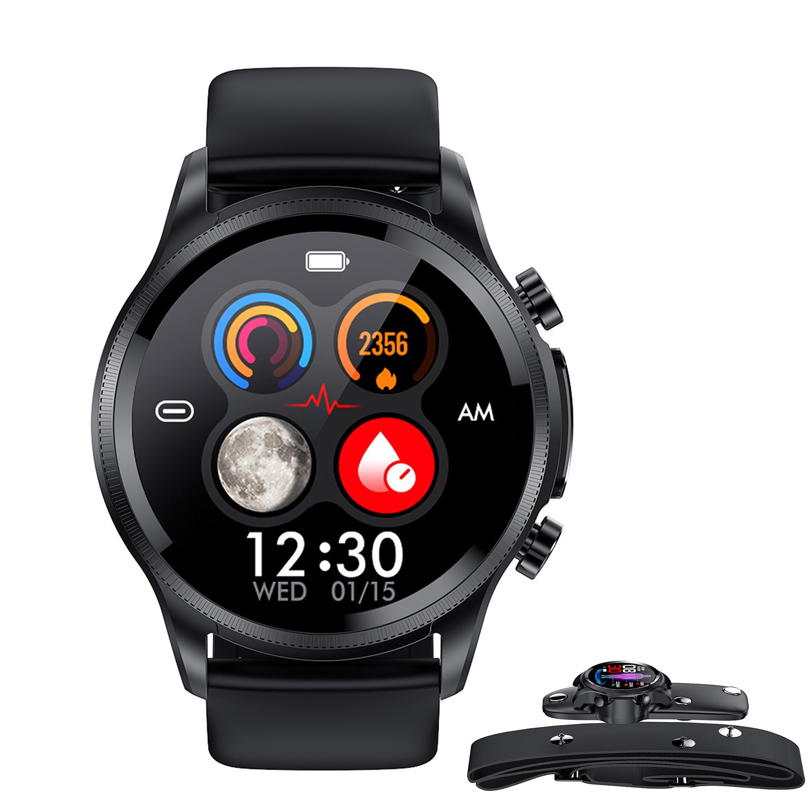 STEADY E400 Cardiac Blood Glucose High End Smart Health Watch