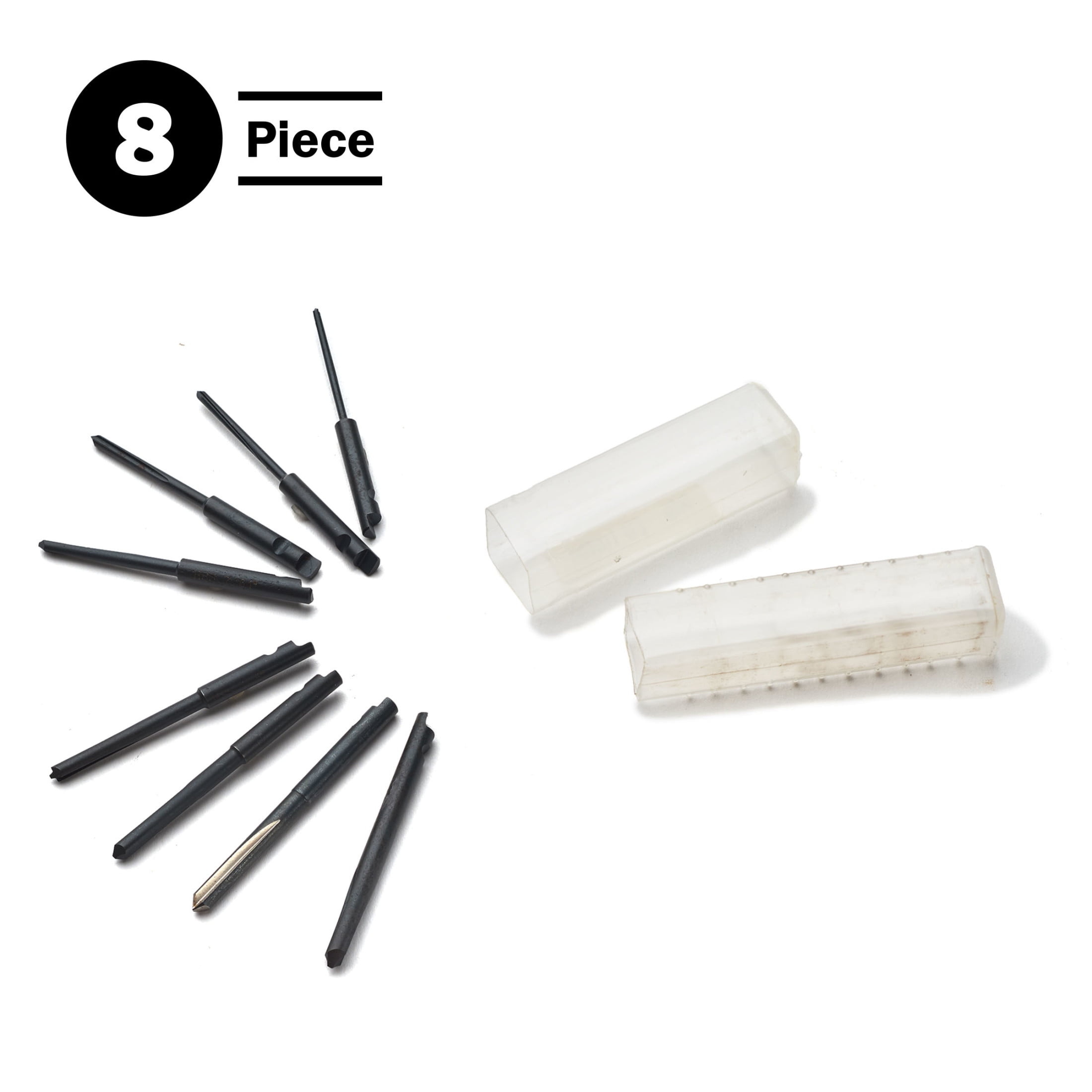 Kings County Tools Classic Yankee Push Drill Replacement Bits Set of 8, Fits Most Old Stanley Models