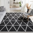 thumbnail image 2 of SAFAVIEH Adirondack Darien Geometric Area Rug, Black/Ivory, 8' x 10', 2 of 7