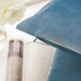 Phantoscope Soft Solid Square Velvet Decorative Throw Pillow Cover for ...
