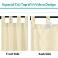 thumbnail image 3 of Pro Space Outdoor Curtains Tab Top (4"Long) Window Curtain 2 Panel, 3 of 7