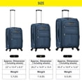thumbnail image 2 of Clearance 3 Piece Set Suitcase with TSA Lock ,Upright Spinner Softshell Lightweight Luggage Set with TSA Lock,Expandable, 360°Spinner Wheels,for Travel, 2 of 9